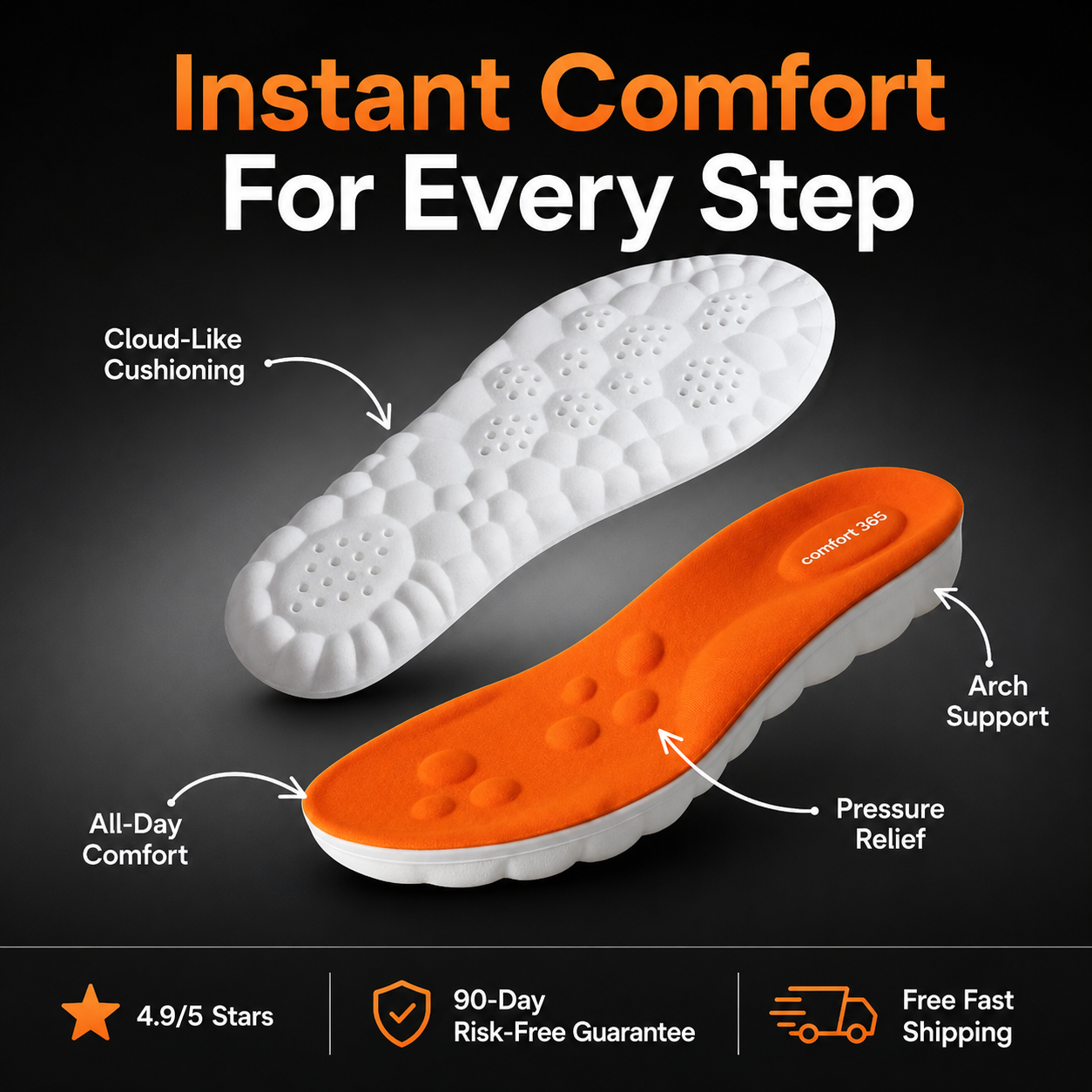 Comfort 365® Massage Insoles