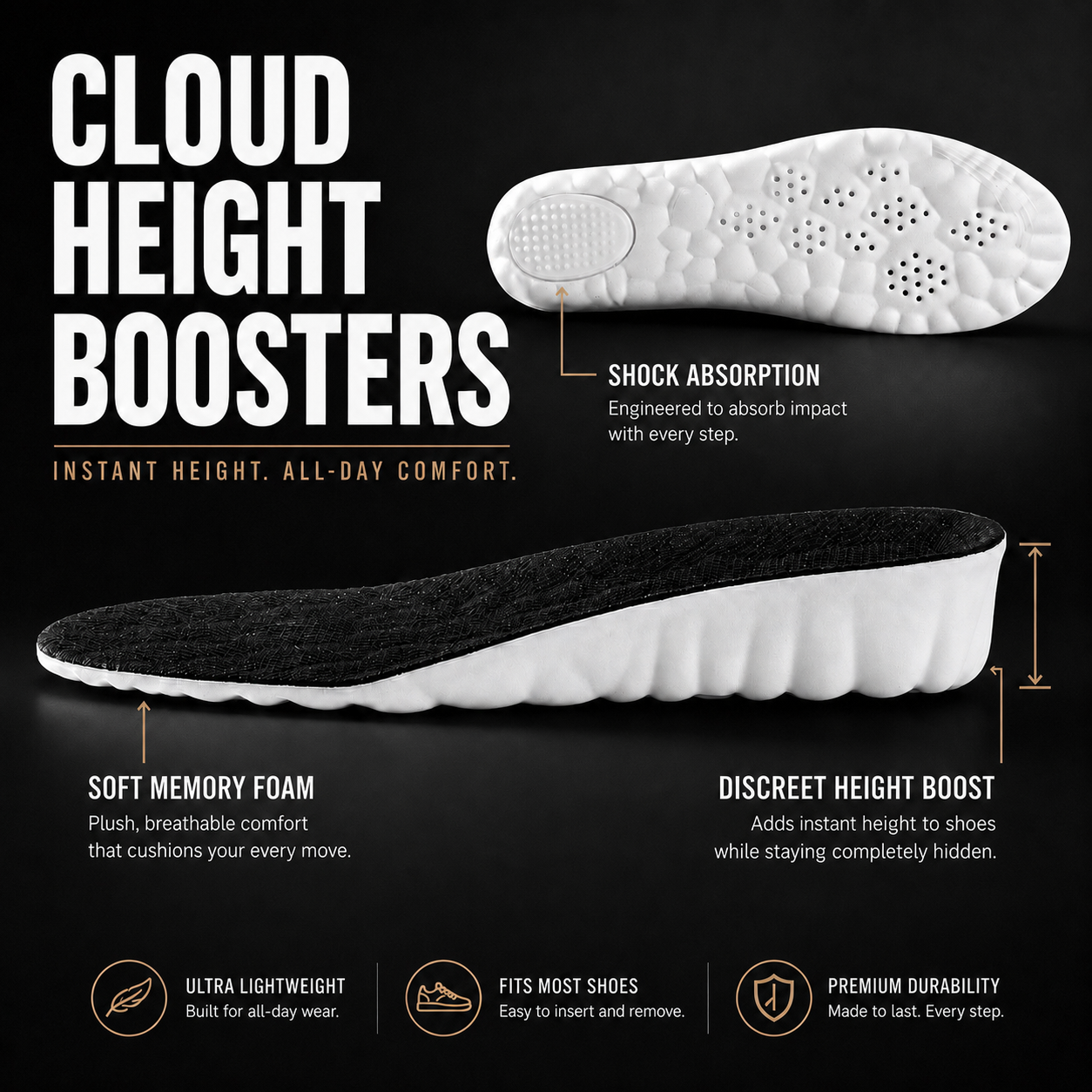 Cloud Height Booster Insoles